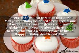 Cheers To The Coolest Person In Birthday Wishes For Friends