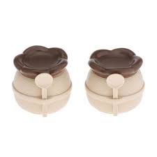 Gel container for hair free icon. Jual 180ml Makeup Cosmetic Jar Mud Mask Hair Gel Storage Container Pot W Spoon Terbaru Juni 2021 Blibli