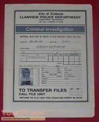 One Life To Live Lindsay Rappaport's Criminal Investigation File original  TV series prop