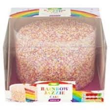 Morrisons mega triple white chocolate cake. Asda Rainbow Jazzie Cake Asda Groceries Asda Birthday Cakes Asda Rainbow Cake Online Food Shopping
