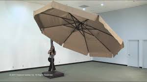 This umbrella spans an impressive 9 feet and has. Akz13 Cantilever Umbrella Youtube