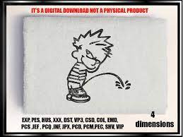 Buy Funny Calvin Peeing Online In India - Etsy India
