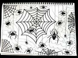 Learn how to draw a spider web for spider web easy and step by step. Draw A Spiderweb And Spider For Halloween My Kid Craft