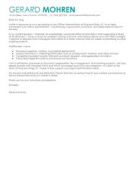 Office Admin Cover Letter Examples Law Enforcement Livecareer
