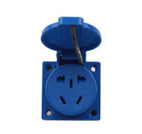 Universal Five-hole Overvoltage and Undervoltage Wall Socket Voltage  Protector VGP Industrial Plastic 2 Outlets