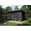 From the outside, gail and mark dupar's shed looks like a cozy vacation cabin, or something out of hansel and gretel.. 1