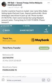 Sesiapa yang berurusan secara online anda digalakkan membuat semakan (search) terlebih dahulu di google atau di blog ini, jika ada yang meragukan sila hentikan urusan serta merta. Www Penbiru Com Scammer 017 4070796