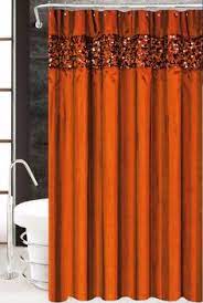 Abstract print orange shower curtain. 9 Burnt Orange Shower Curtains Ideas Curtains Orange Shower Curtain Shower