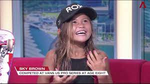 Sky brown is a talented young skateboarder from japan who participated in the 2016 vans us open pro series, becoming the. In Studio Sky Brown Youngest Professional Skateboarder Boardstation De Skateboard News Videos Und Mehr