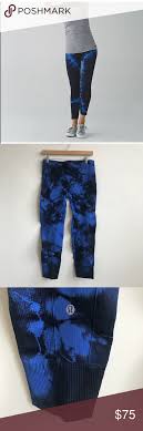 Black And Blue Tie Dye Pants Lululemon Ebb To Street Pant Cadet Blue Tie Dye Blue Tie Dye Street Leggings Leggings Are Not Pants