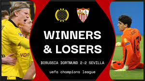 However, there was more than a touch of. Dortmund 2 2 Sevilla Winners Losers As Haaland Slaughters Sevilla