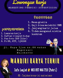 Jangan sampai kondisi pandemi ini menyurutkan semangat anda. Pt Mandiri Karya Teknik Mojokerto Soal Sekolah