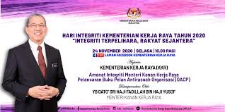 Program sambutan hari raya aidilfitri rumah terbuka kampung bukit. Kementerian Kerja Raya
