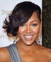 We provide easy how to style tips as well as letting you know which hairstyles will match your face shape, hair texture and hair density. Meagan Good Hairstyles Hair Cuts And Colors