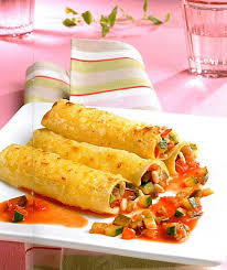 Cannelloni Mit Gemuse Und Ziegenkase Rezept Rezepte Italienische Speisen Vegetarisch