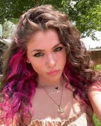 Purple Underneath Hair Curly