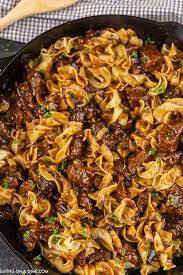 Ground pepper, pink salt, sliced carrots, fat free low sodium beef broth and 13 more. Beef And Noodles Recipe Easy Beef Tips And Noodles