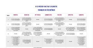 Der sophia thiel ernährungsplan, der bestandteil ihres programms ist, enthält rezepte für frühstück und abendessen. 5km Klara Fuchs 1 Pdf Trainingsplan Pause Training