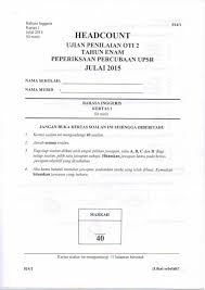 Ianya berguna untuk anda memahami dan berlatih format soalan sebenar bahasa inggeris upsr. Selangor Upsr Trial English Paper 1 2015
