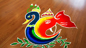 Ganpati Rangoli 1 Youtube मानसिक आरोग्यासाठी बागांची लागवड करण्यामागील ही संकल्पना आहे. ganpati rangoli 1