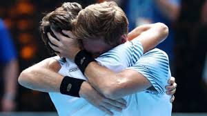 Merci à nicolas mahut, notre team et le public pour les encouragements! Australian Open Pierre Hugues Herbert Nicolas Mahut Complete Doubles Career Grand Slam Bbc Sport