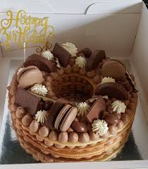 Gateau Style Number Cake Ganache Montee Chocolat Sable Amande Chocolat