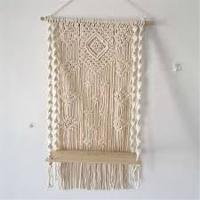 Maybe you would like to learn more about one of these? 40x15cm Bohemian Wooden Handmade Macrame Wall Hanging Rope Shelf Floating Plant Rack Stand Macrame Tapestry Home Decor Ornament Decorative Shelves Aliexpress