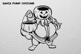 Really masl great looging imaes svgur.com. Santa Pumpkin Head Vector Graphic By Therintproject Creative Fabrica