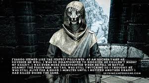 TES V: Skyrim Confessions — “J'zargo seemed like the perfect follower: as  an...