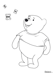 Fajne obrazki dla zerówki i przedszkolaków. Kolorowanki Postacie Z Bajek Kubus Puchatek Sl