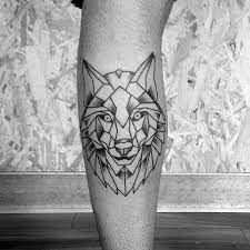 90 Geometric Wolf Tattoo Designs For Men Manly Ink Ideas Wolf Tattoo Sleeve Tattoo Sleeve Designs Wolf Tattoo Design