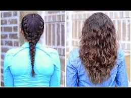 Consequently, i keep my hair up in a french braid much of the time, and also braid it each night before bed to reduce tangling. Boxer Braid No Heat Curls Cute Girls Hairstyles Youtube