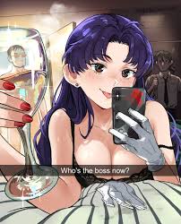 Misato, the boss🥂 - Page 1 - HentaiEra