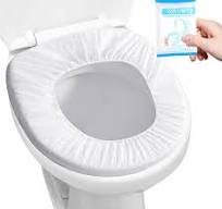 Amazon.com: 10pcs Premium Disposable Toilet Seat Covers, Portable Travel  Toilet Seat Mats Pads for Public Toilets Hospital Hotel, Healthy White  Toilet ...