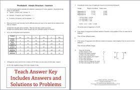 Atomic basics answer key part a. Atoms And Atomic Structure Worksheet By Amy Brown Science Tpt