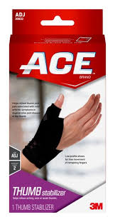 Ace Brand Deluxe Thumb Stabilizer Adjustable Black 1