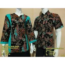 Model baju batik couple kombinasi modis pas banget buat lebaran. Baju Batik Kombinasi Kain Polos Dijual Minimal 2 Boleh Pria Atau Wanita Saja Atau Sarimbit Shopee Indonesia