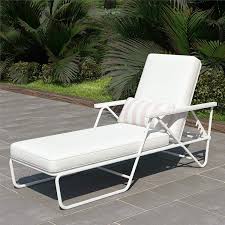 Amazon Com Novogratz 88063wht1e Poolside Connie Outdoor Chaise Lounge White Garden Outdoor Outdoor Chaise Lounge Lounge Chair Outdoor Outdoor Chaise