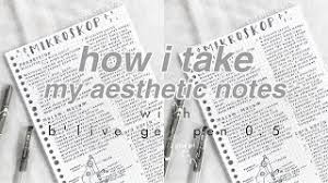 Aesthetic notes logo black and white. How I Take My Aesthetic Notes With B Live Gel Atstudies Indonesia Youtube