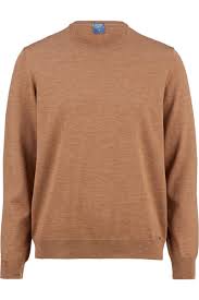 Some of the most common decorative features for men's sweaters are cables, ribs, or fair isle patterns. Knit Wear Crew Neck In Brown Hemden De
