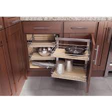 Base corner kitchen cabinet doors. Cor Fold Corner Base Cabinet Blind Corner Swing Out And Slide Kitchen Cabinet Organization System By Vauth Sagel Kitchensource Com