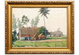 Jeanne Dodd Contemporary Watercolour, Trees In A Landscape II