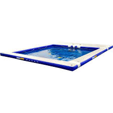 Aquaglide Inflatable Floating Ocean Pool 5m Dock Platform 5m X 6m Inflatable Float Pool Floating