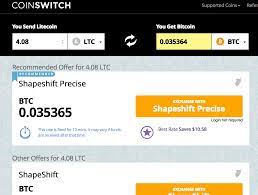 Trading fees as low as 0.02%. How To Convert Litecoin Ltc To Bitcoin Btc From Coinswitch By Coinswitch Coinswitch