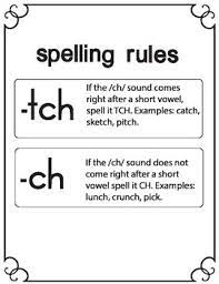 4 letter words with tch. Tch And Ch Og Sound Spelling Game Includes 60 Practice Words Tpt
