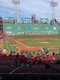 fenway park section grandstand 18 home of boston red sox