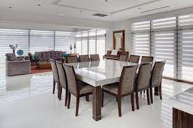 Two square tables can even. Large Dining Room Tables Seat 12 Dining Room Large Square Dining Layjao