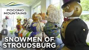 New Homes for the Snowmen of Stroudsburg