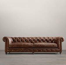 Kensington Leather Sofas On Sale Right Now Thinking 76 Or 98 In Cocoa Or Whiskey Tufted Leather Sofa Leather Sofa Tufted Leather Couch