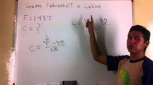 2) f = 9/5 * 360,8 c + 32 = 681,44 fahrenheit. Grados Fahrenheit A Celsius Youtube